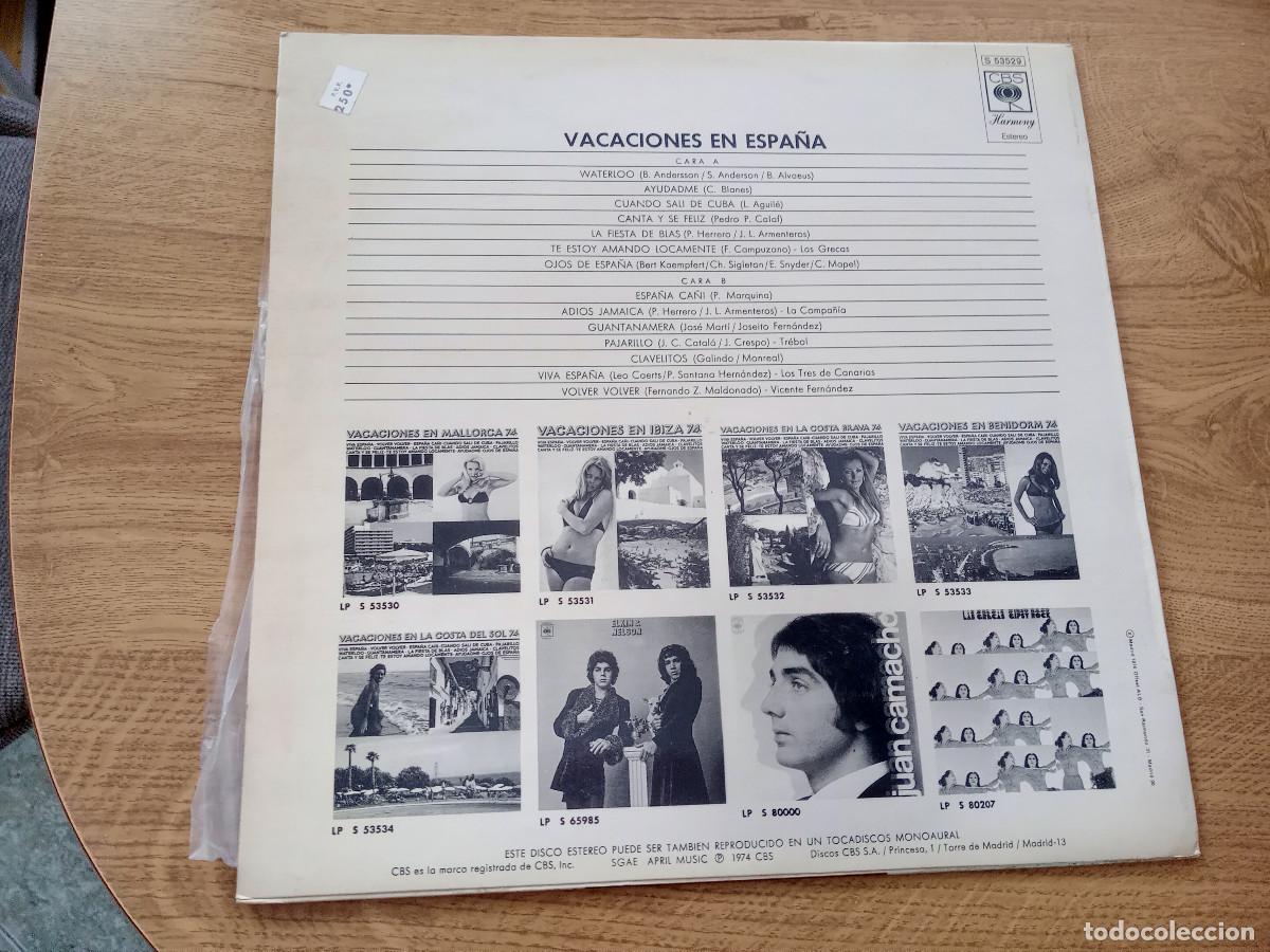Discos de vinilo: VACACIONES EN ESPA&Ntilde;A 74 - Foto 2