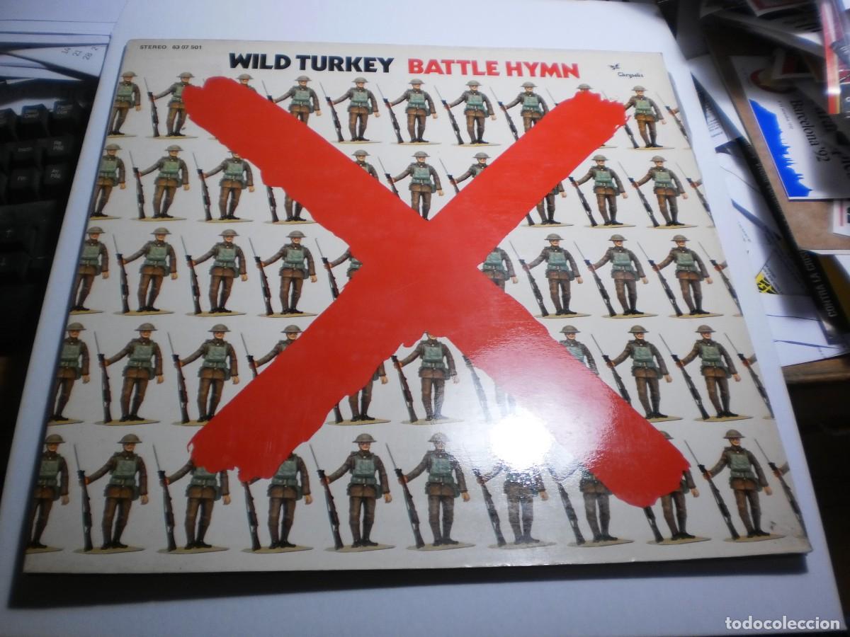 Discos de vinilo: lp wild turkey. battle hymn. chrysalis 1972 spain. carpeta doble (seminuevo)