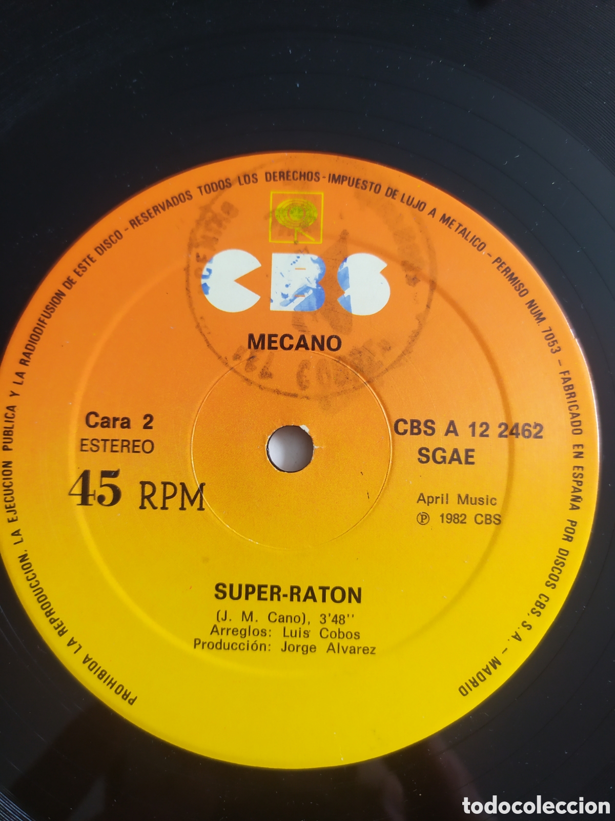 Discos de vinilo: Maxi single Mecano. Maquillaje - Foto 4