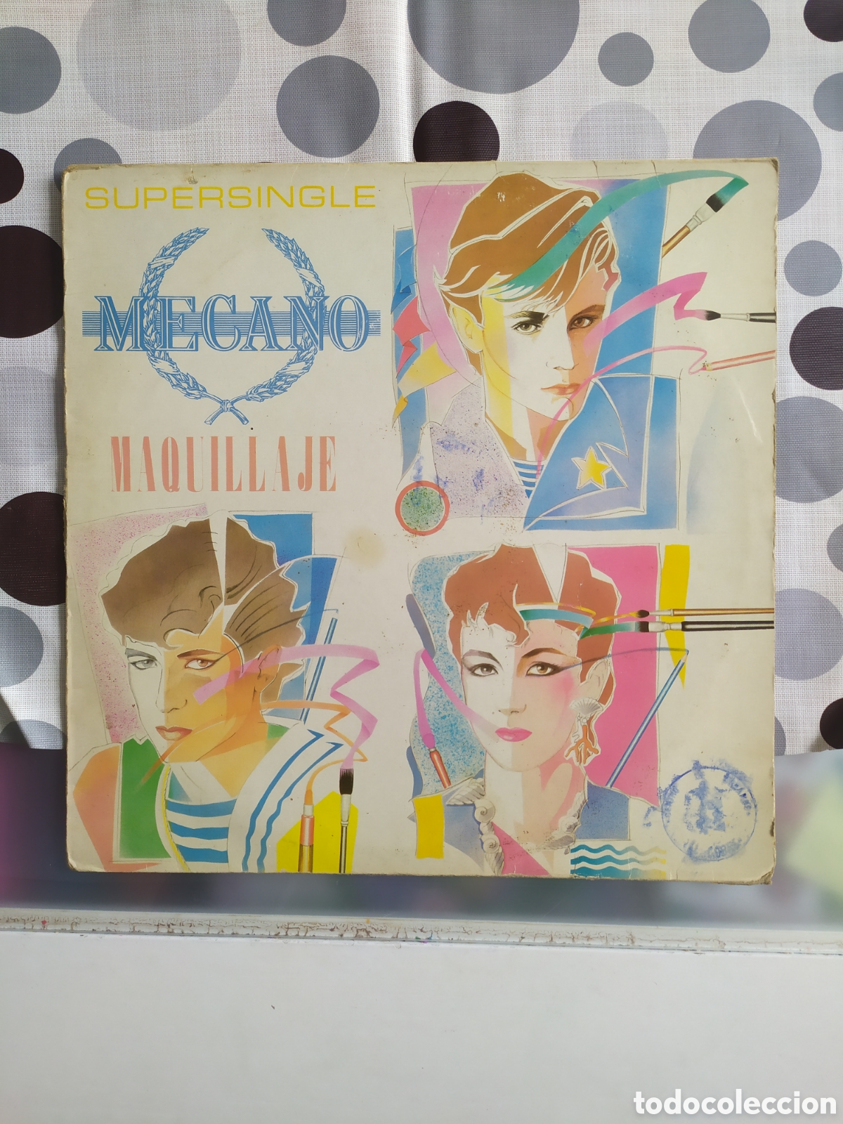 Discos de vinilo: Maxi single Mecano. Maquillaje - Foto 1