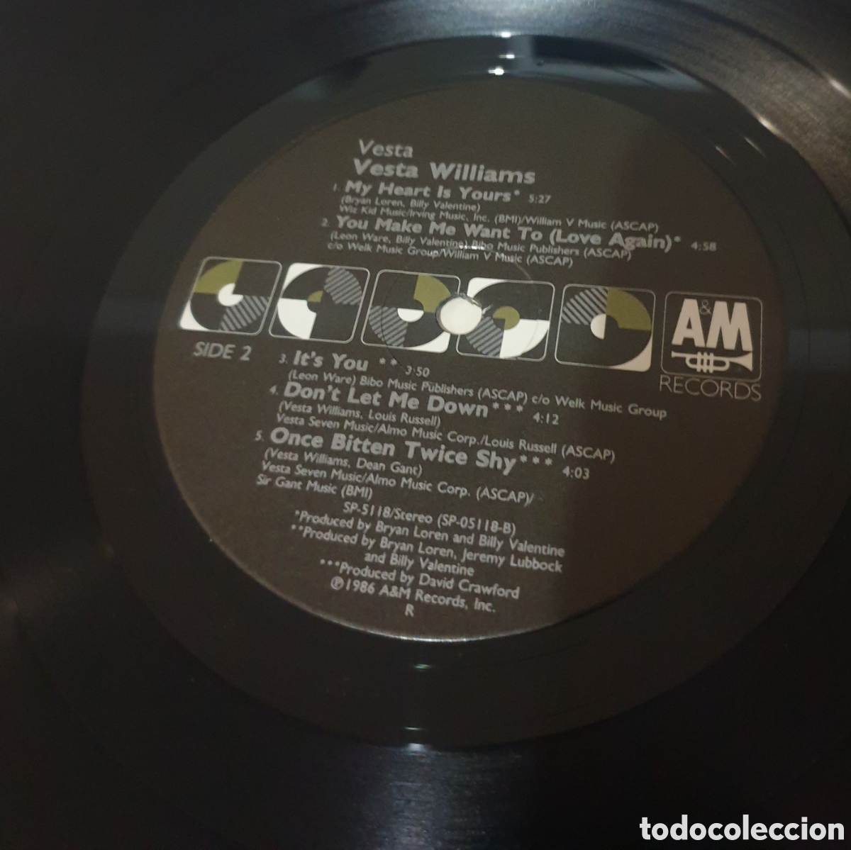 Discos de vinilo: Vesta Williams - Vesta - Foto 3