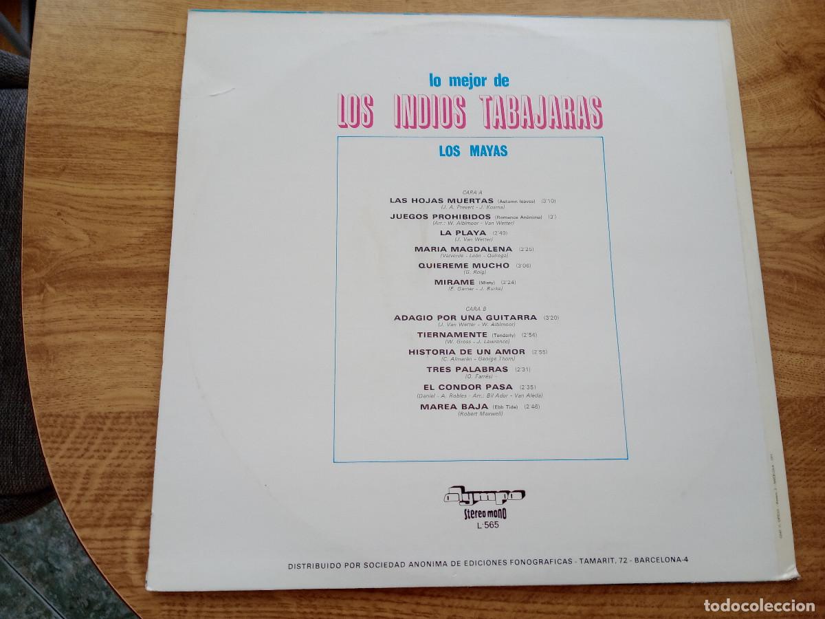 Discos de vinilo: LO MEJOR DE LOS INDIOS TABAJARAS. LOS MAYAS - Foto 2