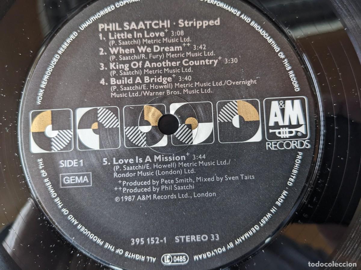 Discos de vinilo: l218 STRIPPED - PHIL SAATCHI - A&Ntilde;O 1987 - LP VINILO - Foto 2