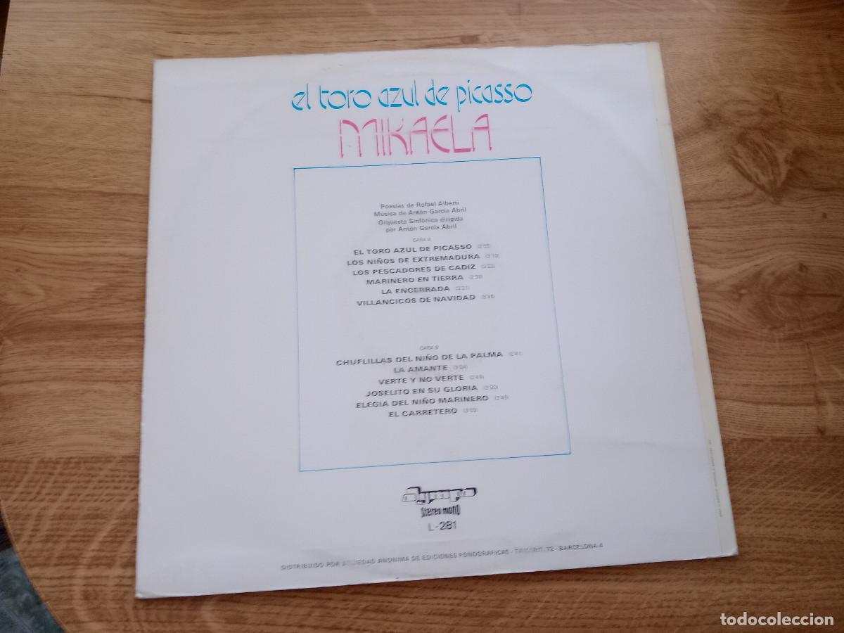 Discos de vinilo: EL TORO AZUL DE PICASSO MIKAELA - Foto 2