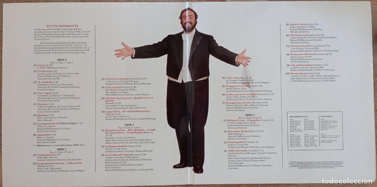 Discos de vinilo: VINILO TUTTO PAVAROTTI - Foto 2
