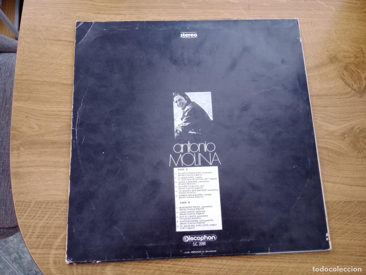 Discos de vinilo: EL INIMITABLE ANTONIO MOLINA - Foto 2