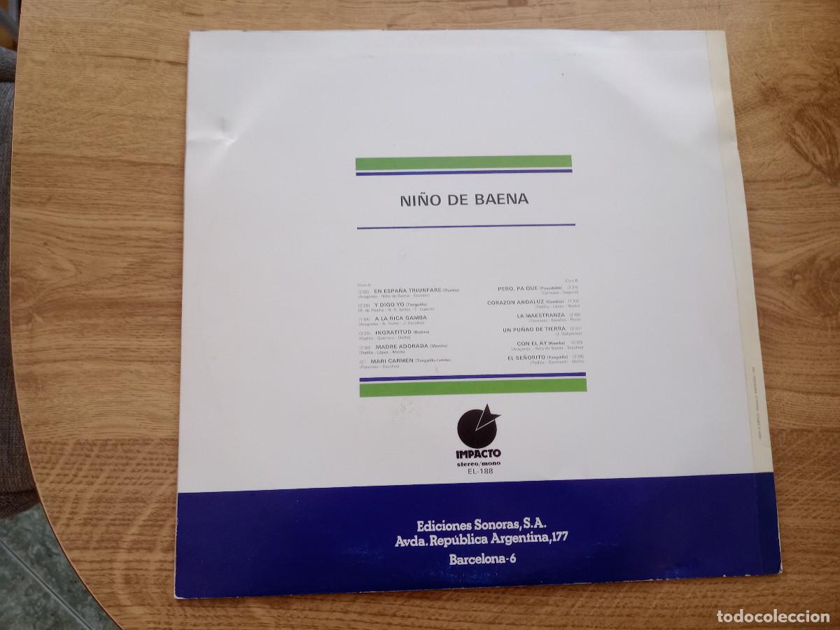 Discos de vinilo: NI&Ntilde;O DE BAENA - Foto 2