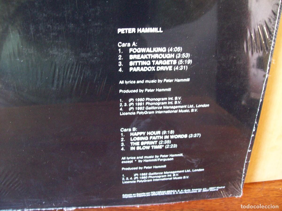 Discos de vinilo: PETER HAMMILL - LP 1982 8 CANCIONES - Foto 2