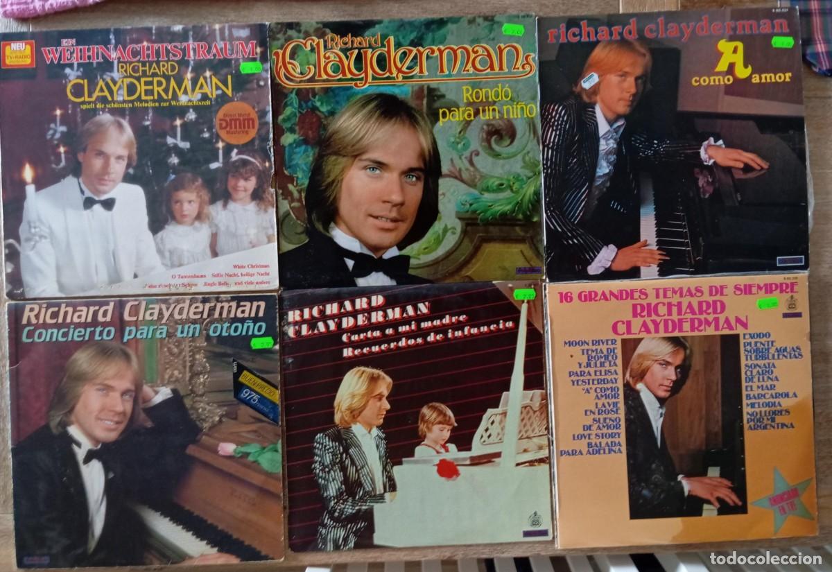 Discos de vinilo: LOTE VINILOS RICHARD CLAYDERMAN - Foto 1