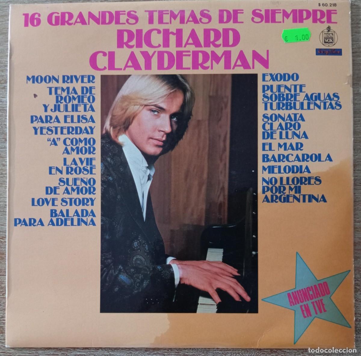 Discos de vinilo: LOTE VINILOS RICHARD CLAYDERMAN - Foto 2