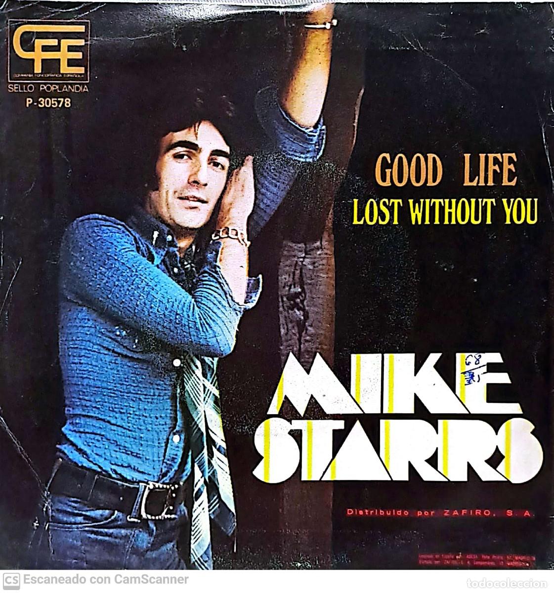 Discos de vinilo: Mike Starrs &lrm;&ndash; Good Life / Lost Without You - Foto 2