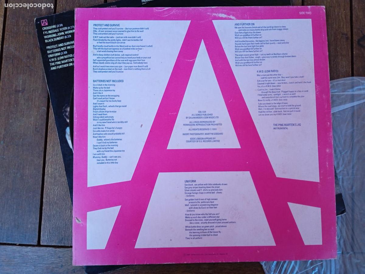 Discos de vinilo: JETHRO TULL. LP. CROSSFIRE. MADE IN SPAIN. 1980. - Foto 6