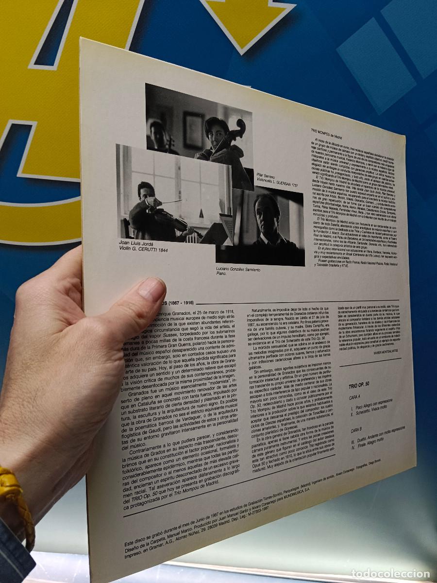 Discos de vinilo: DISCO LP, VINILO, E. Granados &ndash; Tr&iacute;o Mompou - Foto 4