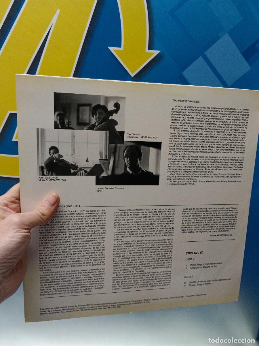 Discos de vinilo: DISCO LP, VINILO, E. Granados &ndash; Tr&iacute;o Mompou - Foto 5