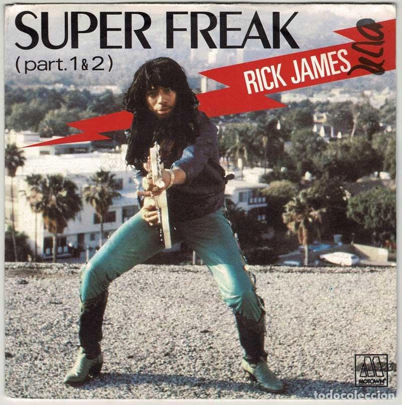 Discos de vinilo: Rick James - Super Freak (Part. 1 & 2). Single - Foto 1