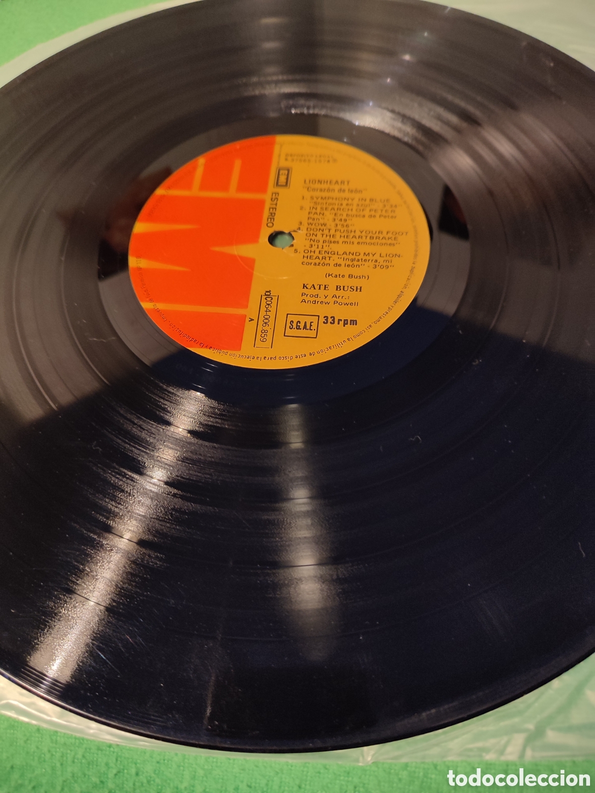 Discos de vinilo: Kate Bush - Coraz&oacute;n de le&oacute;n - Foto 3
