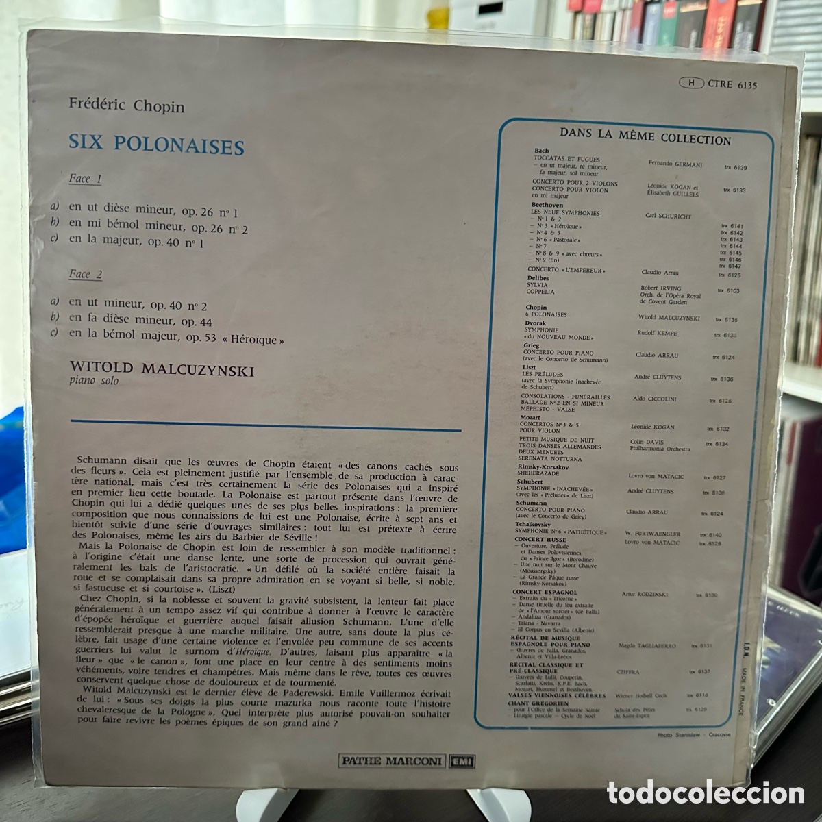 Discos de vinilo: Chopin - Witold Malcuzynsky - Six Polonaises (LP, Album) - Foto 2