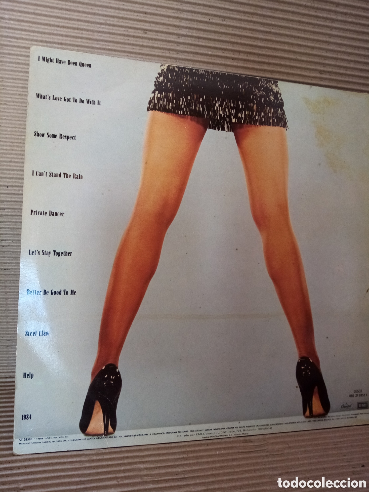Discos de vinilo: Tina Turner. Private Dancer. Vinilo - Foto 2