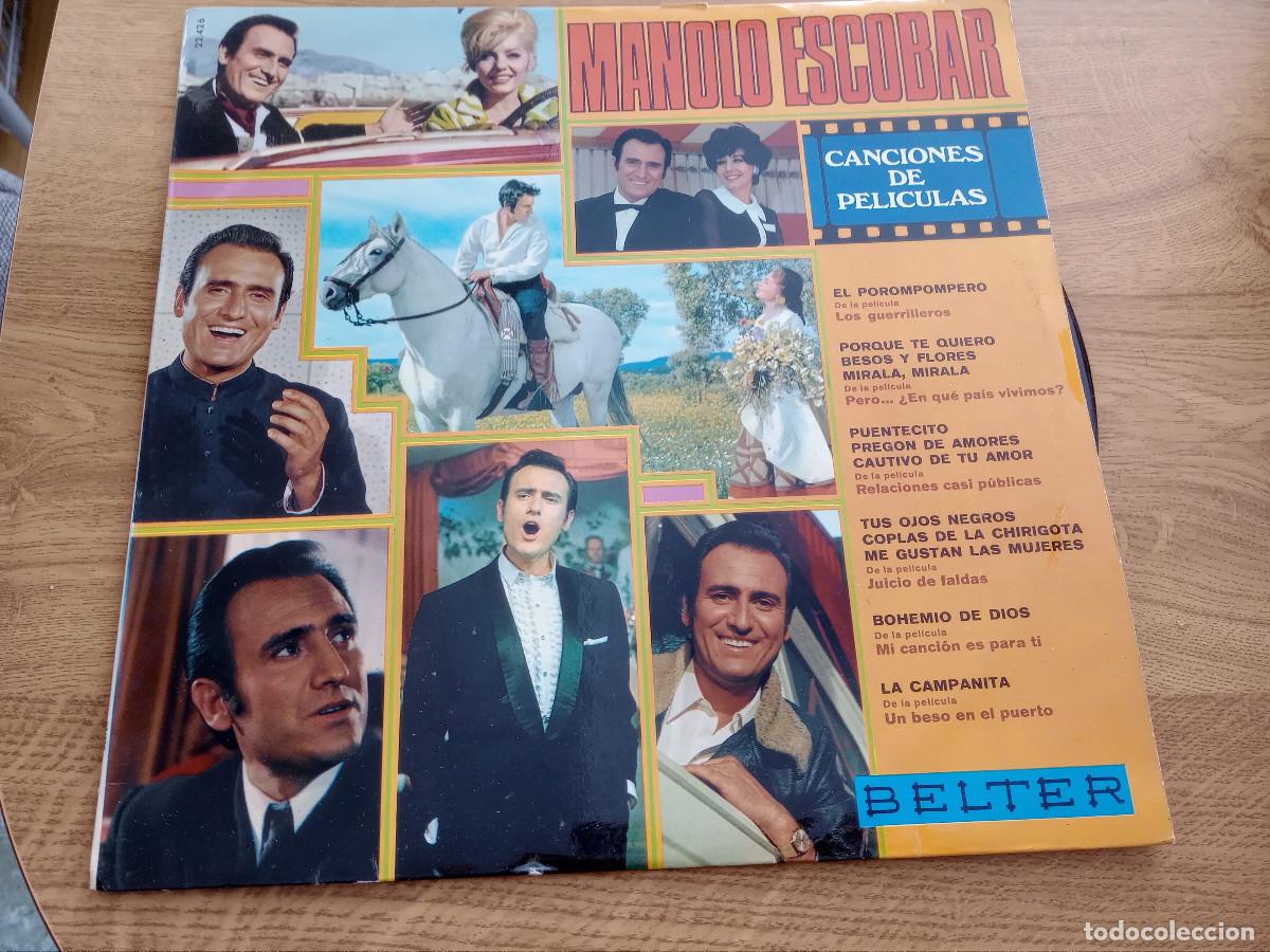 Discos de vinilo: MANOLO ESCOBAR / CANCIONES DE PELICULAS - Foto 1