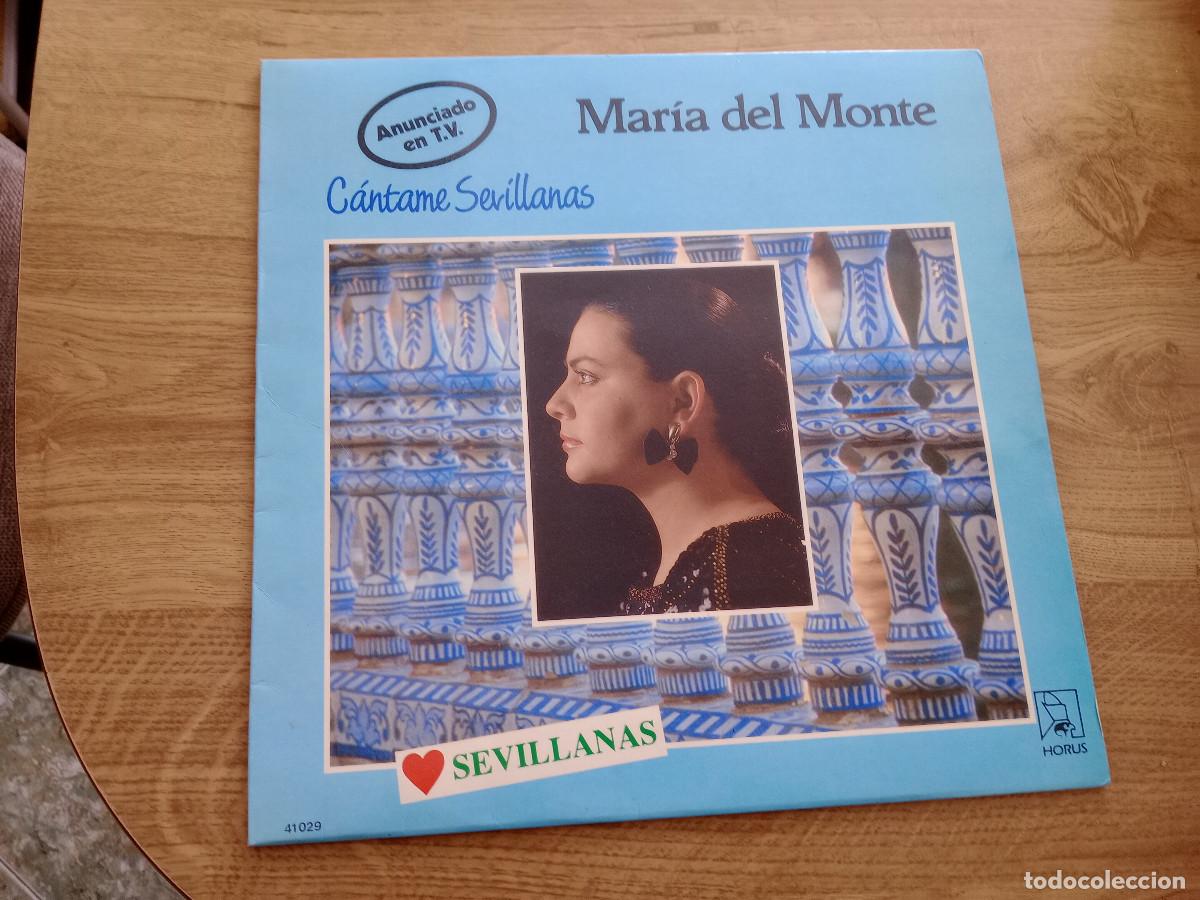 Discos de vinilo: MARIA DEL MONTE / CANTAME SEVILLANAS - Foto 1