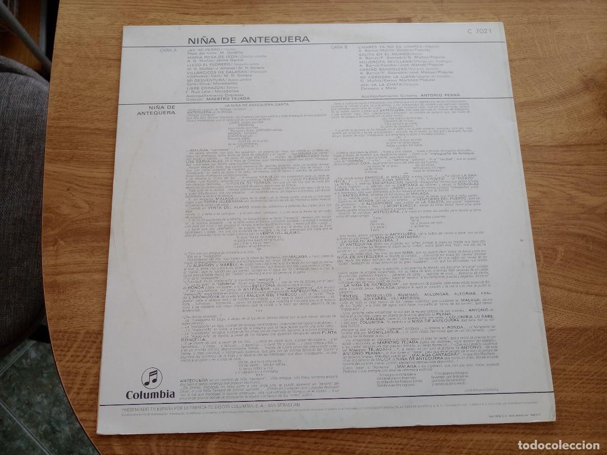 Discos de vinilo: NI&Ntilde;A DE ANTEQUERA - Foto 2