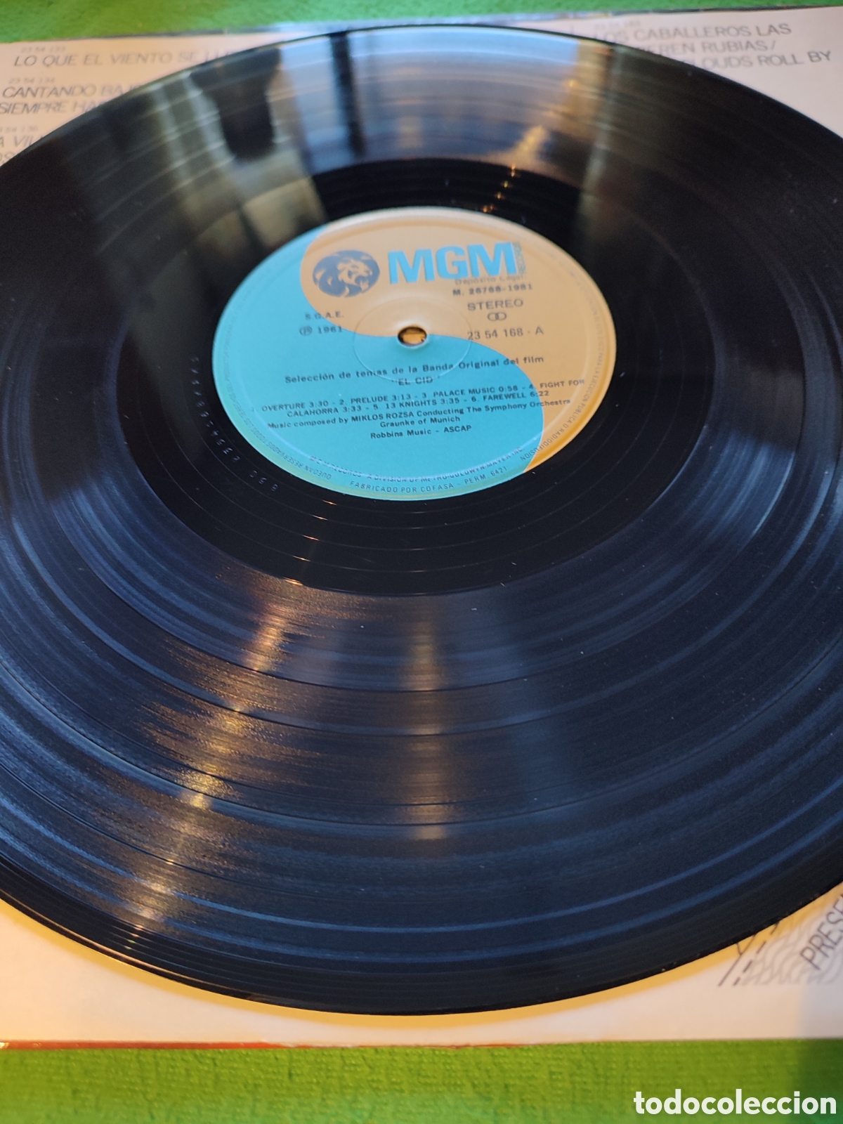 Discos de vinilo: Miklos Rozsa - BSO El Cid - Foto 3