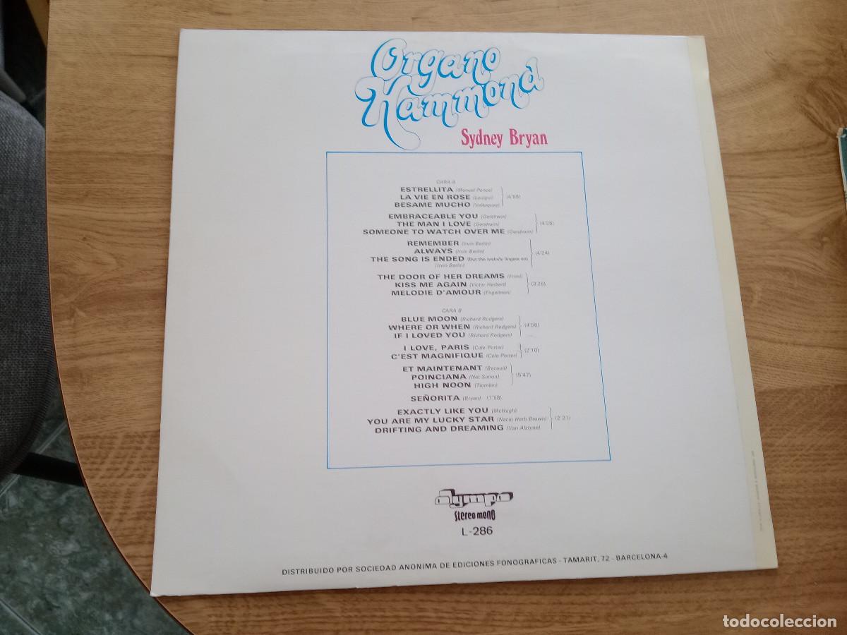 Discos de vinilo: ORGANO HAMMOND SYDNEY BRYAN - Foto 2