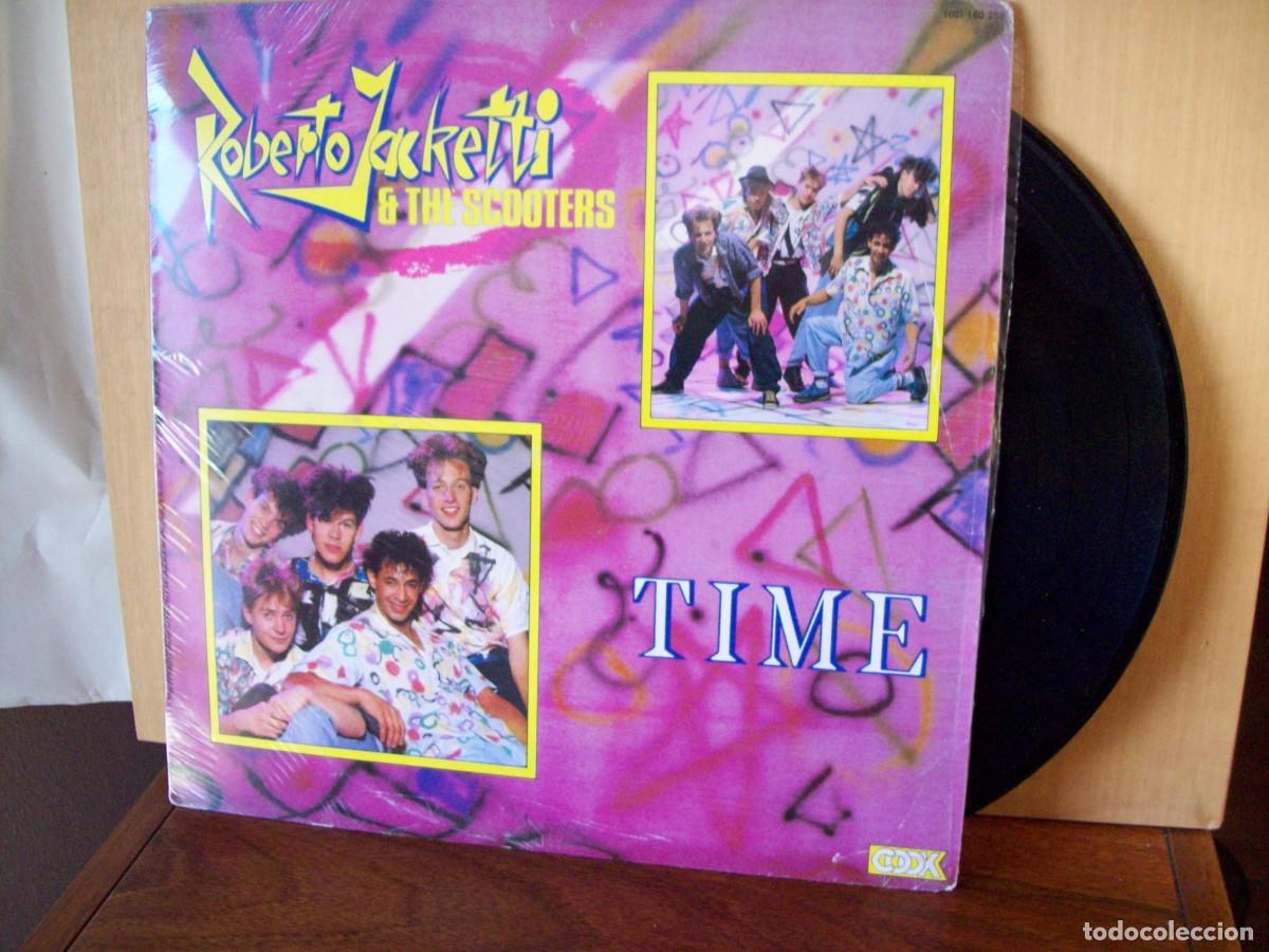 Discos de vinilo: ROBERTO JACKETTI & THE SCOOTERS - TIME - LP 1984 - Foto 1
