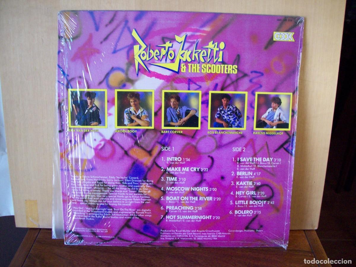 Discos de vinilo: ROBERTO JACKETTI & THE SCOOTERS - TIME - LP 1984 - Foto 2