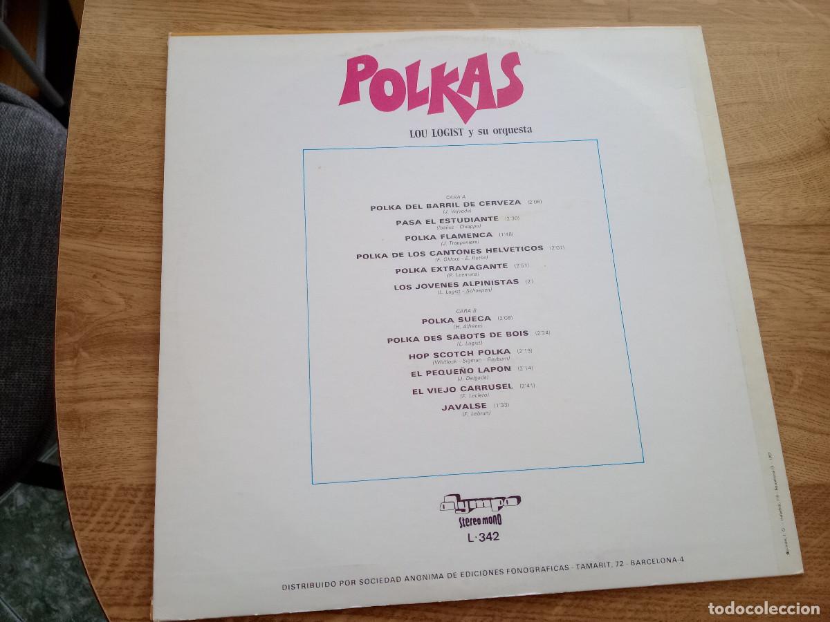 Discos de vinilo: POLKAS / LOU LOGIST Y ORQUESTA - Foto 2