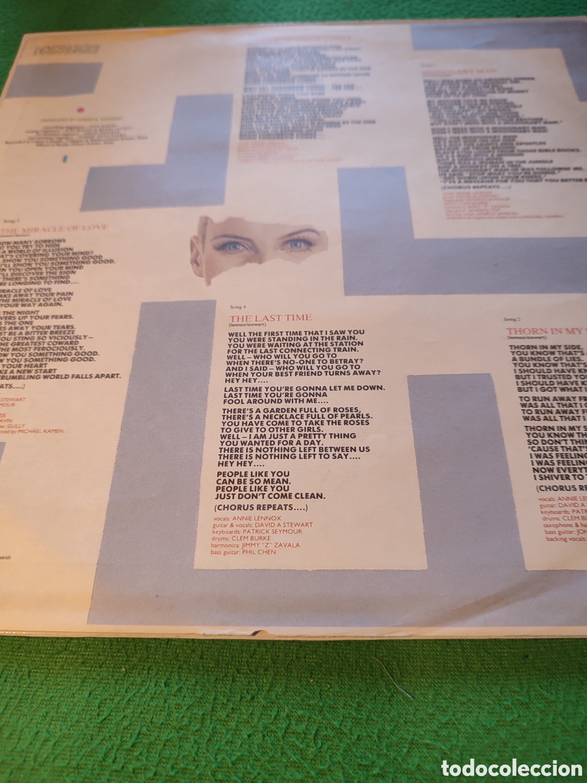 Discos de vinilo: Eurythmics - Revenge - Foto 2