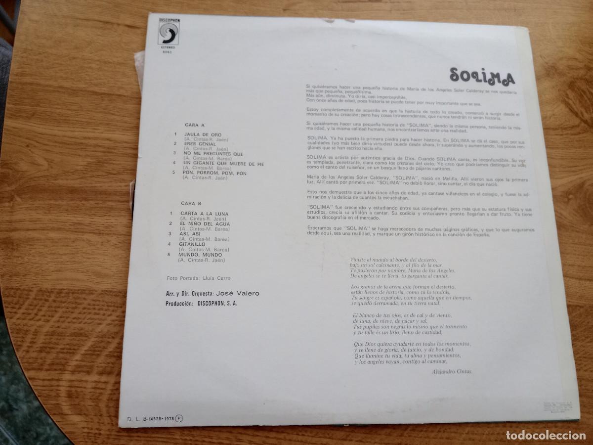 Discos de vinilo: SOLIMA - Foto 2