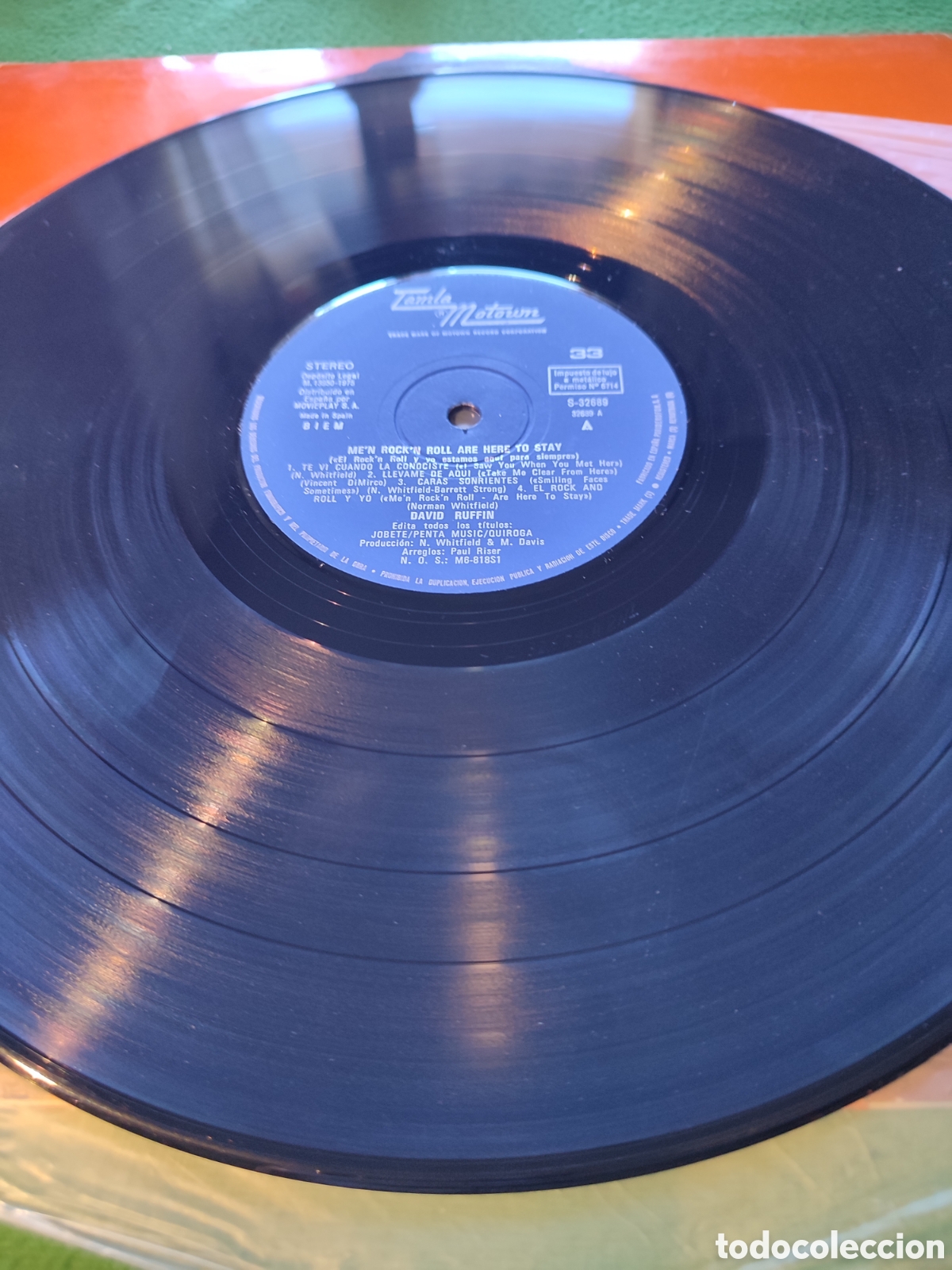 Discos de vinilo: David Ruffin - Me in Rock ,n, Roll are ..... - Foto 3