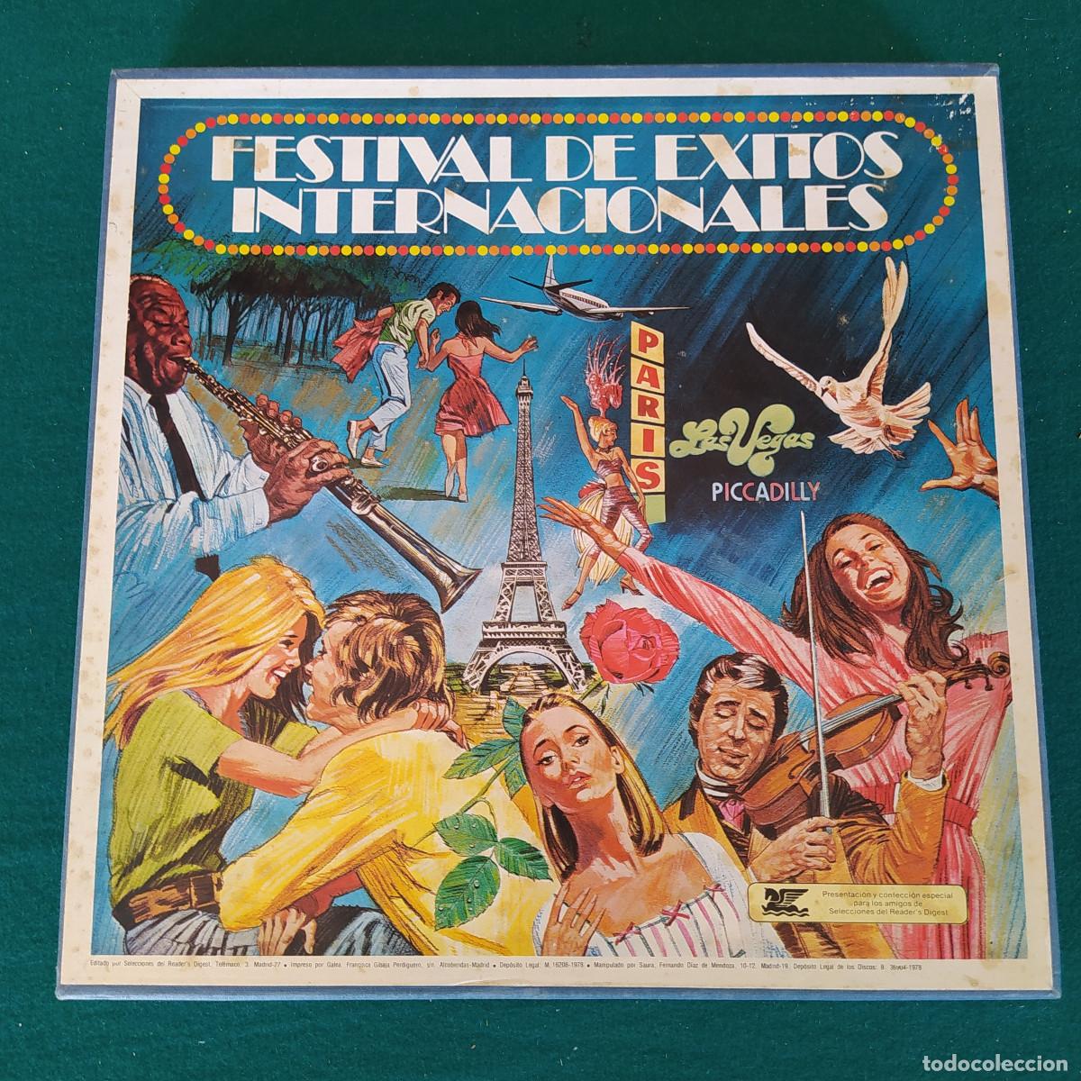 Discos de vinilo: FESTIVAL DE &Eacute;XITOS INTERNACIONALES, SELECCI&Oacute;N DE ORQUESTAS DEL READERS DIGEST - Foto 1