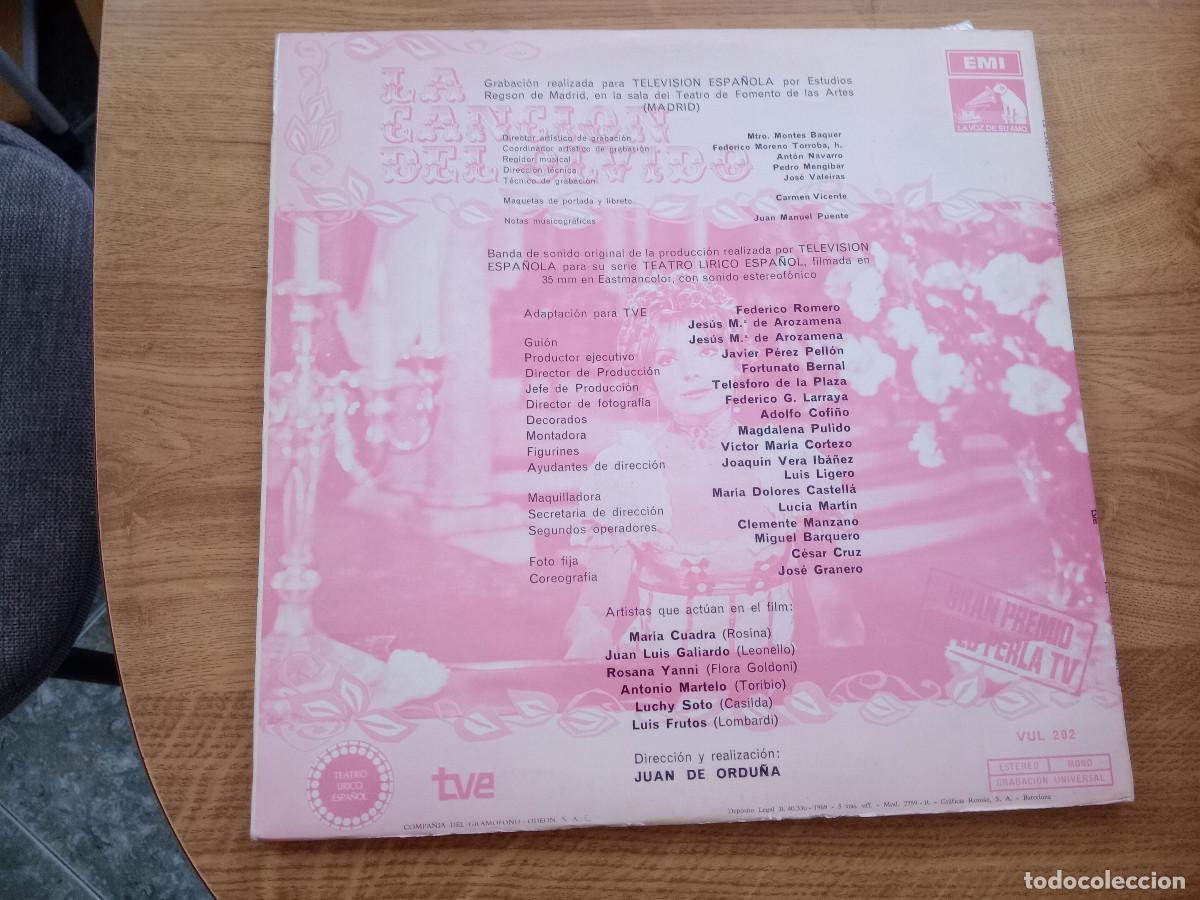 Discos de vinilo: LA CANCION DEL OLVIDO. CON LIBRETO - Foto 2