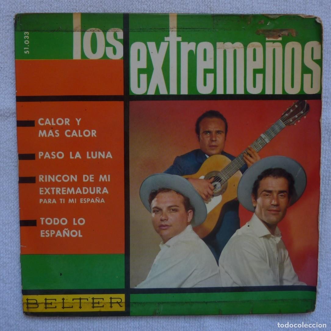Discos de vinilo: LOS EXTREME&Ntilde;OS // CALOR Y MAS CALOR+3 // 1963 // EP - Foto 1