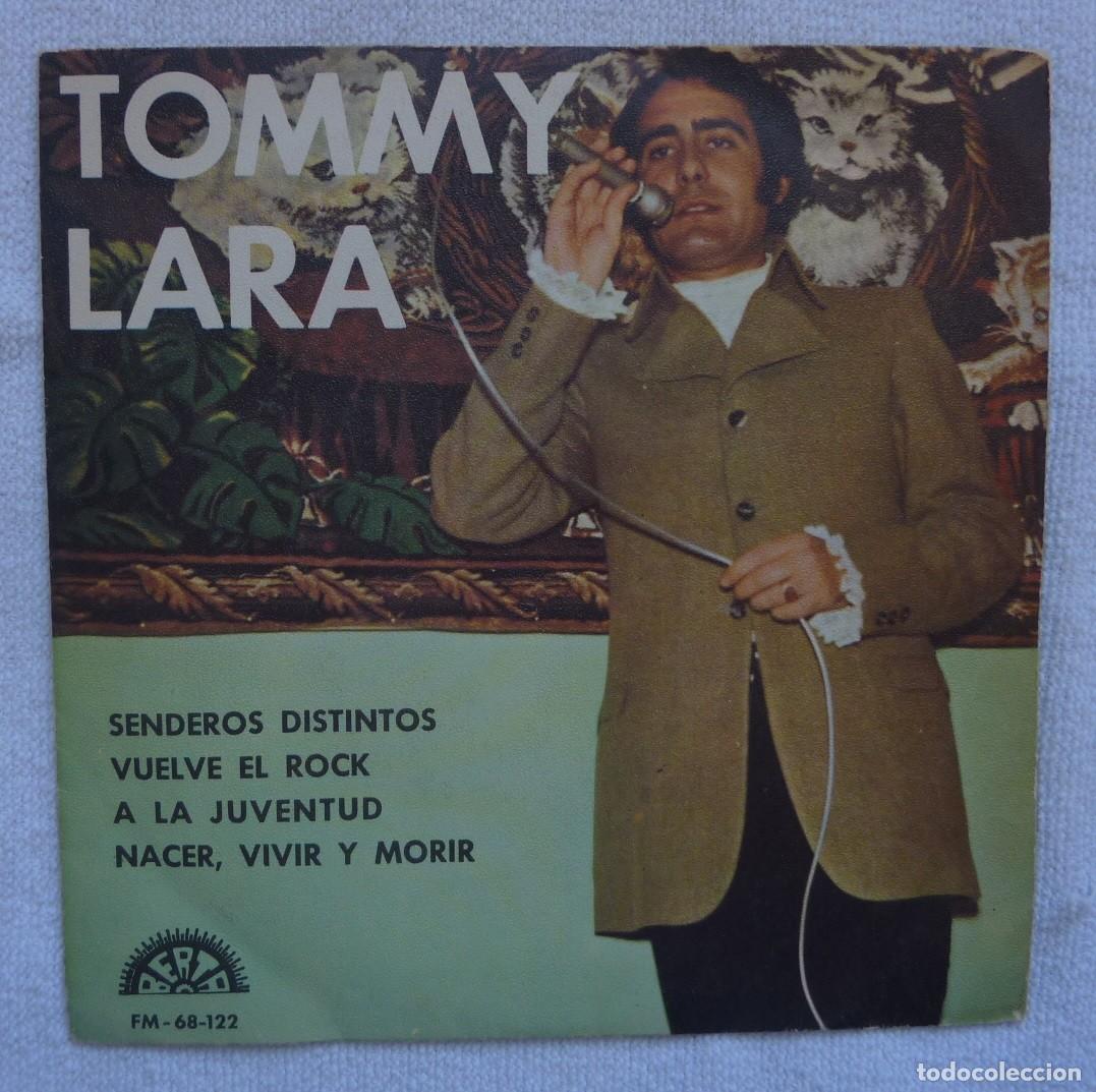 Discos de vinilo: TOMMY LARA // SENDEROS DISTINTOS+3 // 1969 // EP - Foto 1