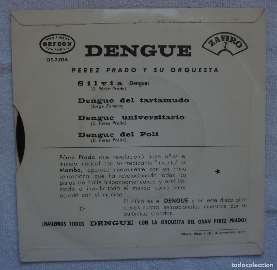 Discos de vinilo: PEREZ PRADO // SILVIA+3 // 1965 // EP - Foto 2