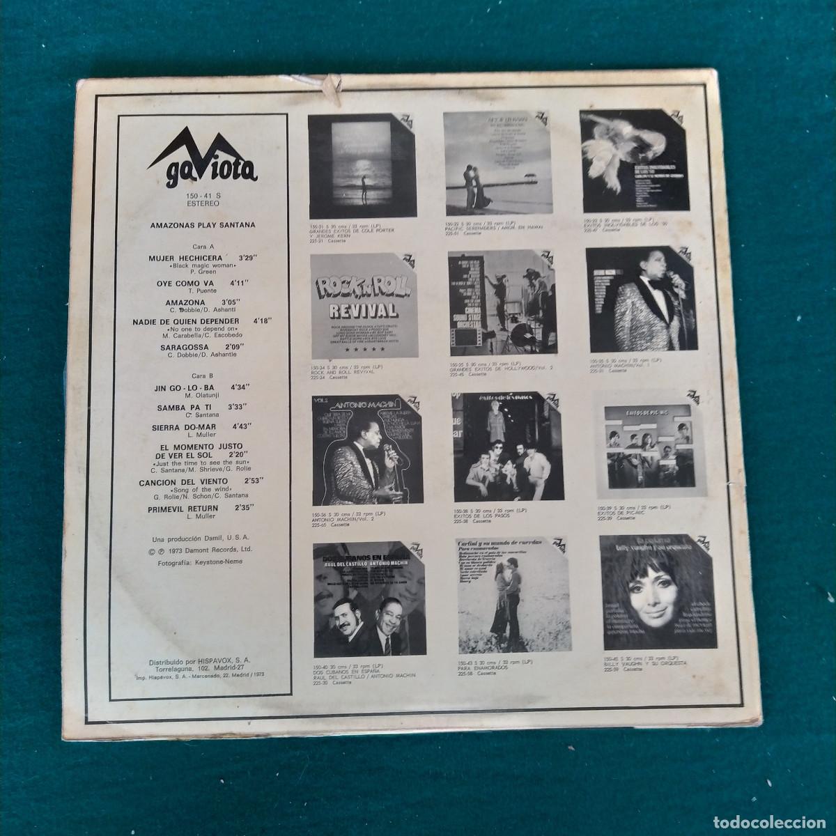 Discos de vinilo: Amazonas &ndash; Play Santana - Foto 2