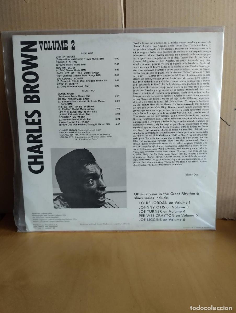 Discos de vinilo: CHARLES BROWN ----- GREAT OLDIES VOL.2 - Foto 2