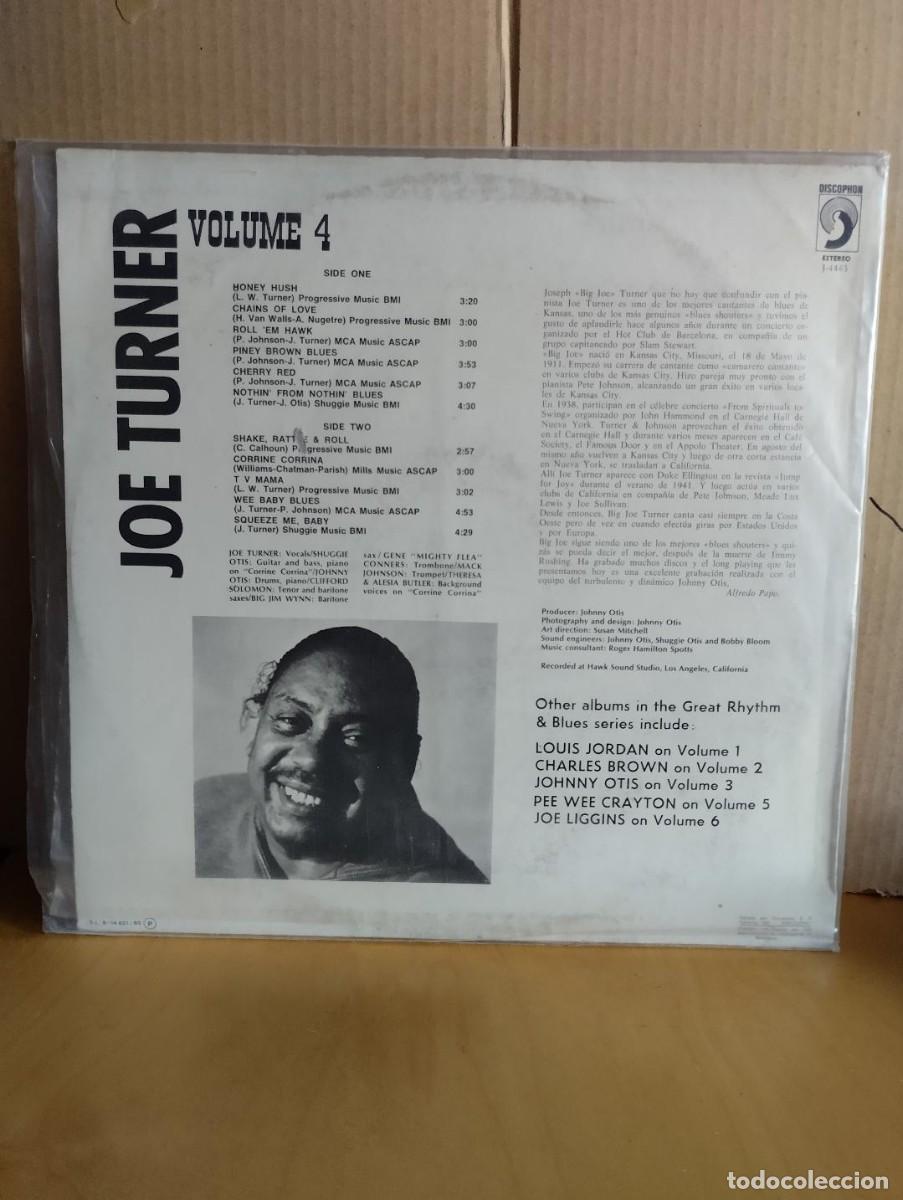 Discos de vinilo: JOE TURNER ---- GREAT OLDIES VOL.4 - Foto 2
