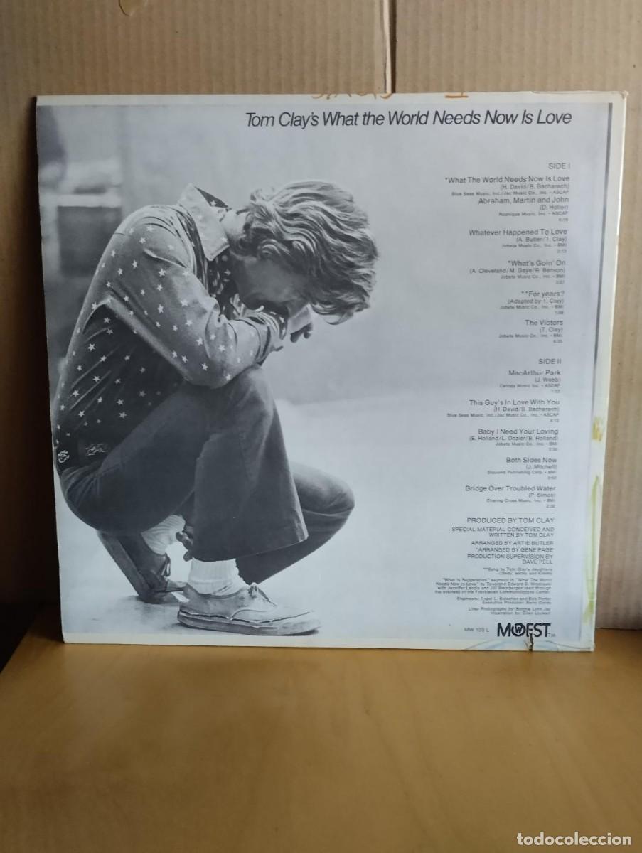 Discos de vinilo: TOM CLAY ---- WHAT THE WORLD NEEDS NOW IS LOVE - Foto 2