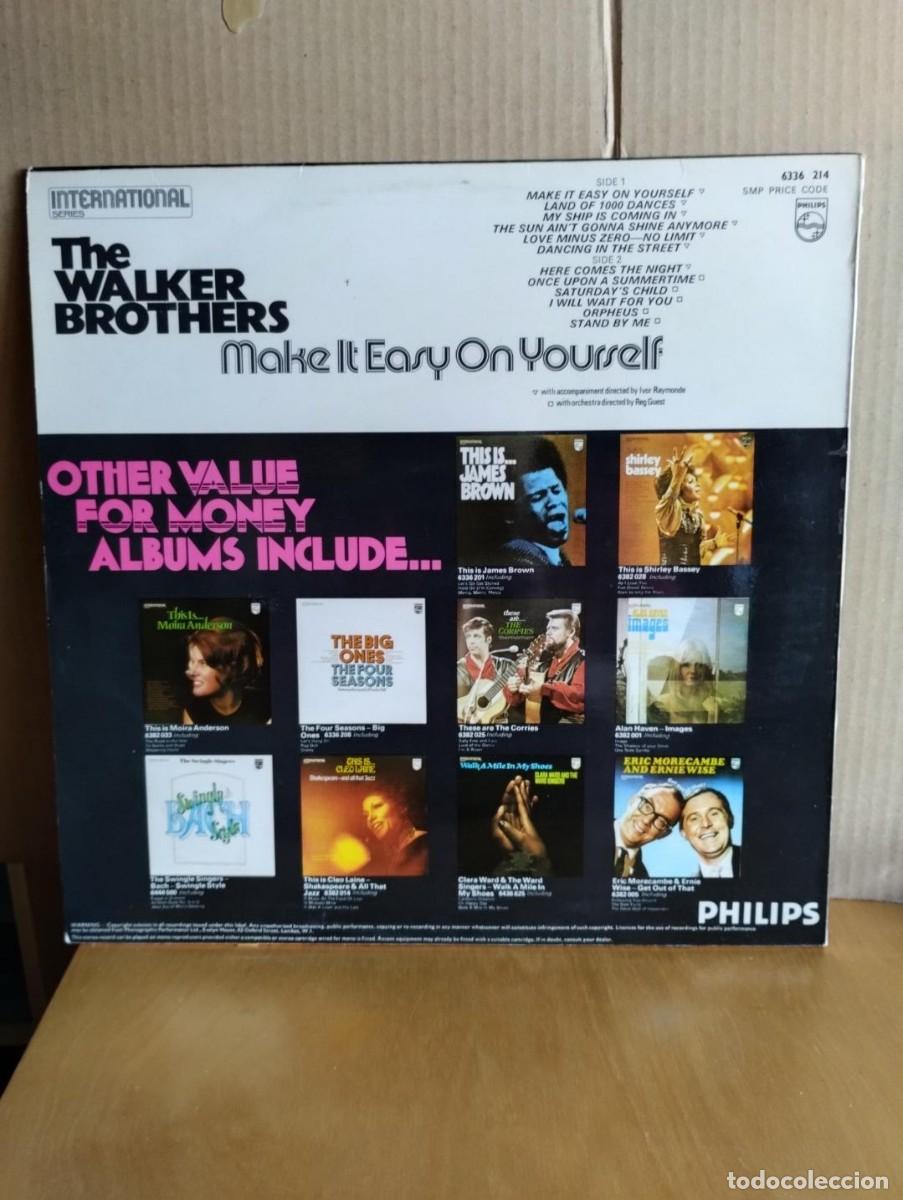 Discos de vinilo: THE WALKER BROTHERS ---- MAKE IT EASY ON YOURSELF - Foto 2