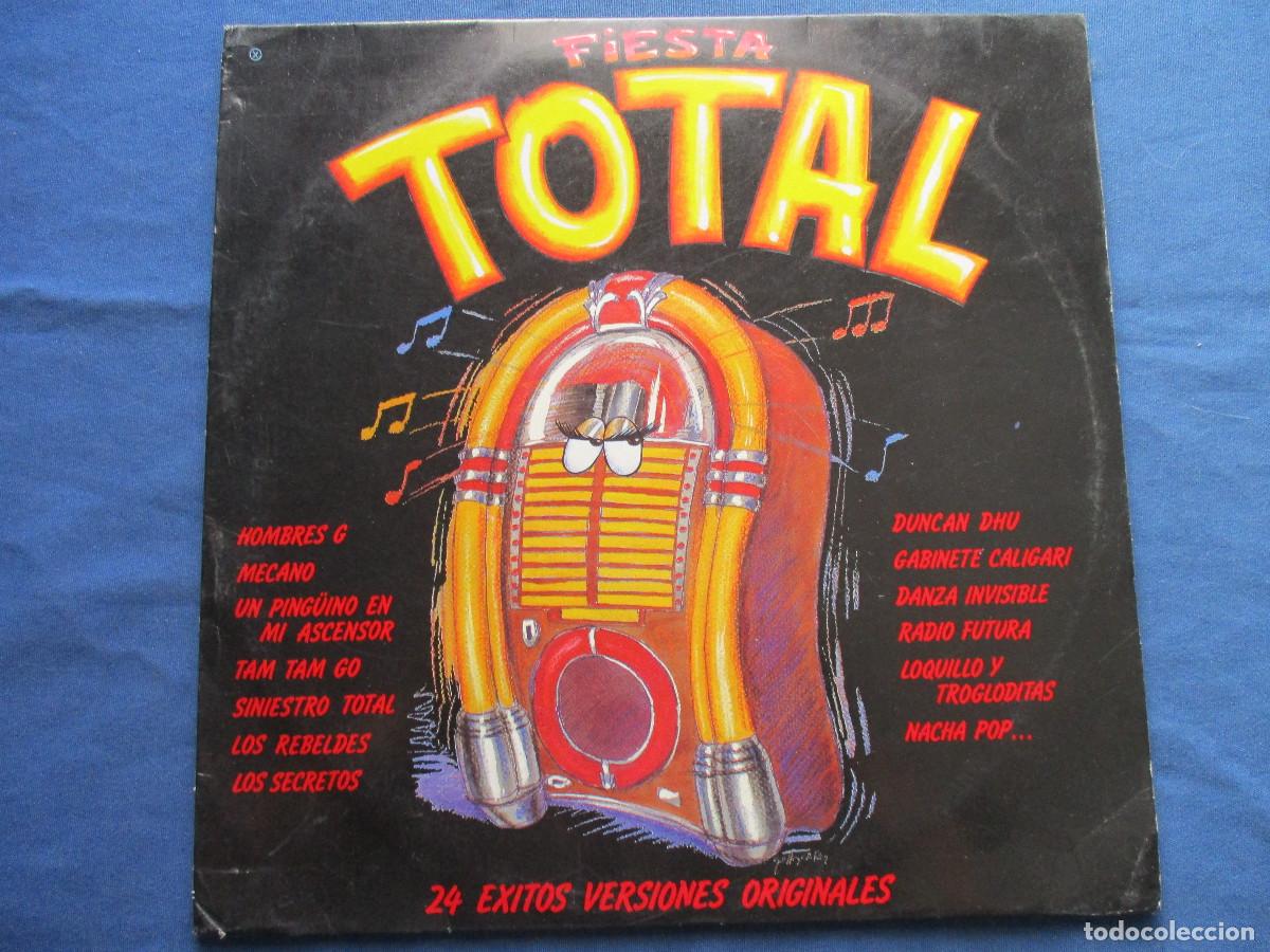 Discos de vinilo: VINILO - FIESTA TOTAL - DOBLE LP - 24 &Eacute;XITOS - VERSIONES ORIGINALES - Foto 1