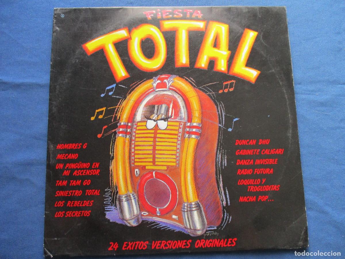 Discos de vinilo: VINILO - FIESTA TOTAL - DOBLE LP - 24 &Eacute;XITOS - VERSIONES ORIGINALES - Foto 2