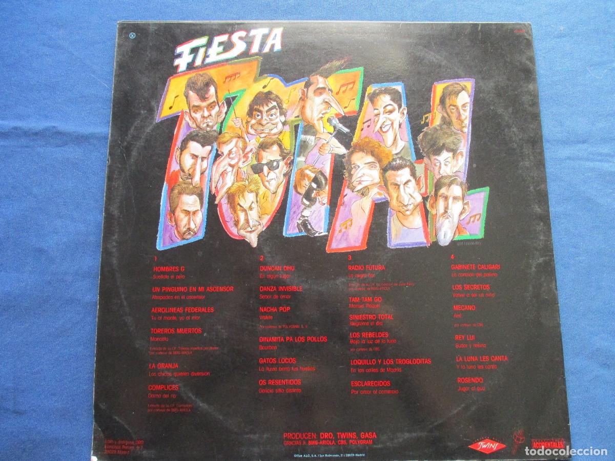 Discos de vinilo: VINILO - FIESTA TOTAL - DOBLE LP - 24 &Eacute;XITOS - VERSIONES ORIGINALES - Foto 3