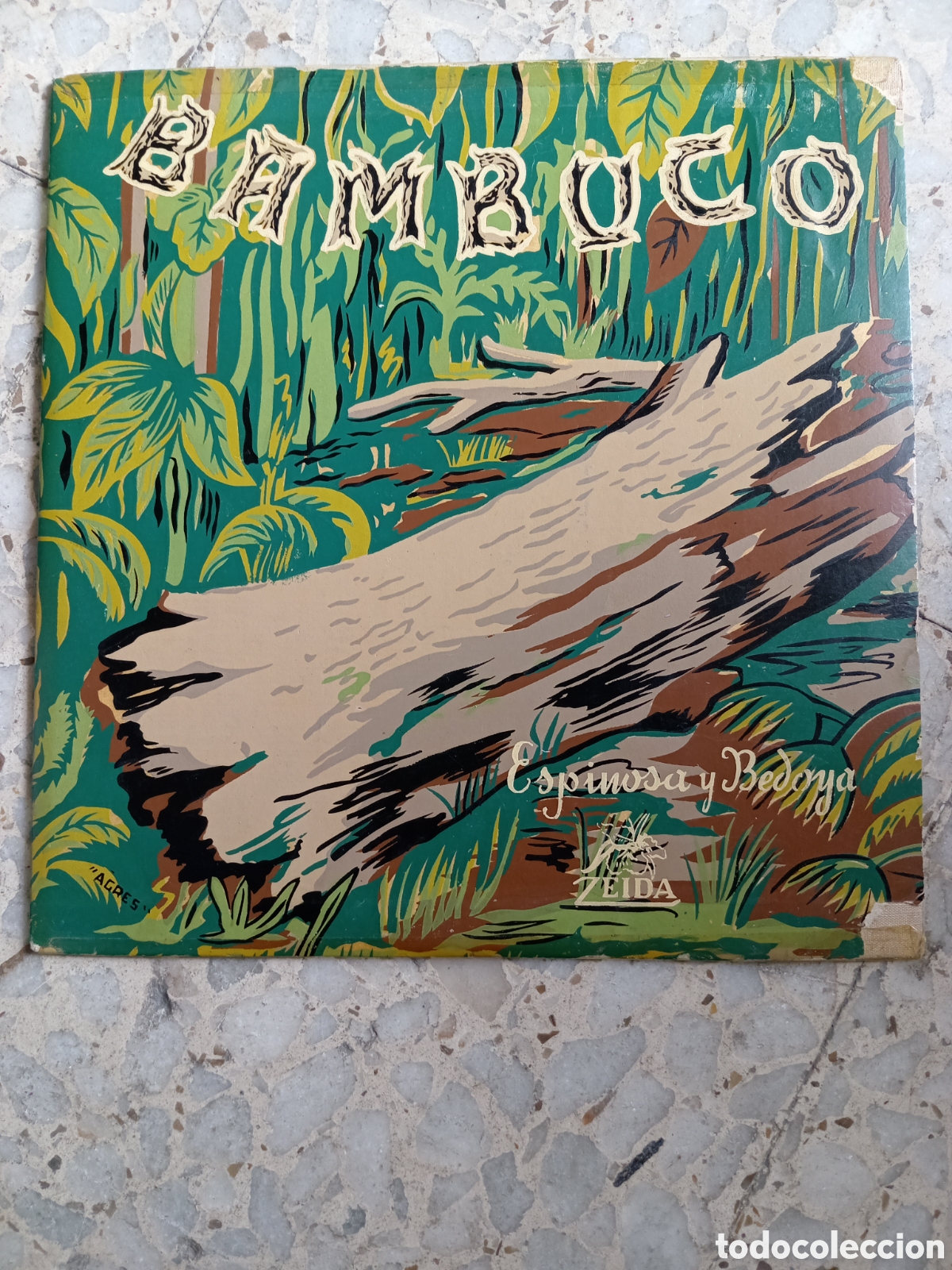 Vinyl records: LP 10&rdquo; BAMBUCO ESPINOSA Y BEDOYA COLOMBIA 1958