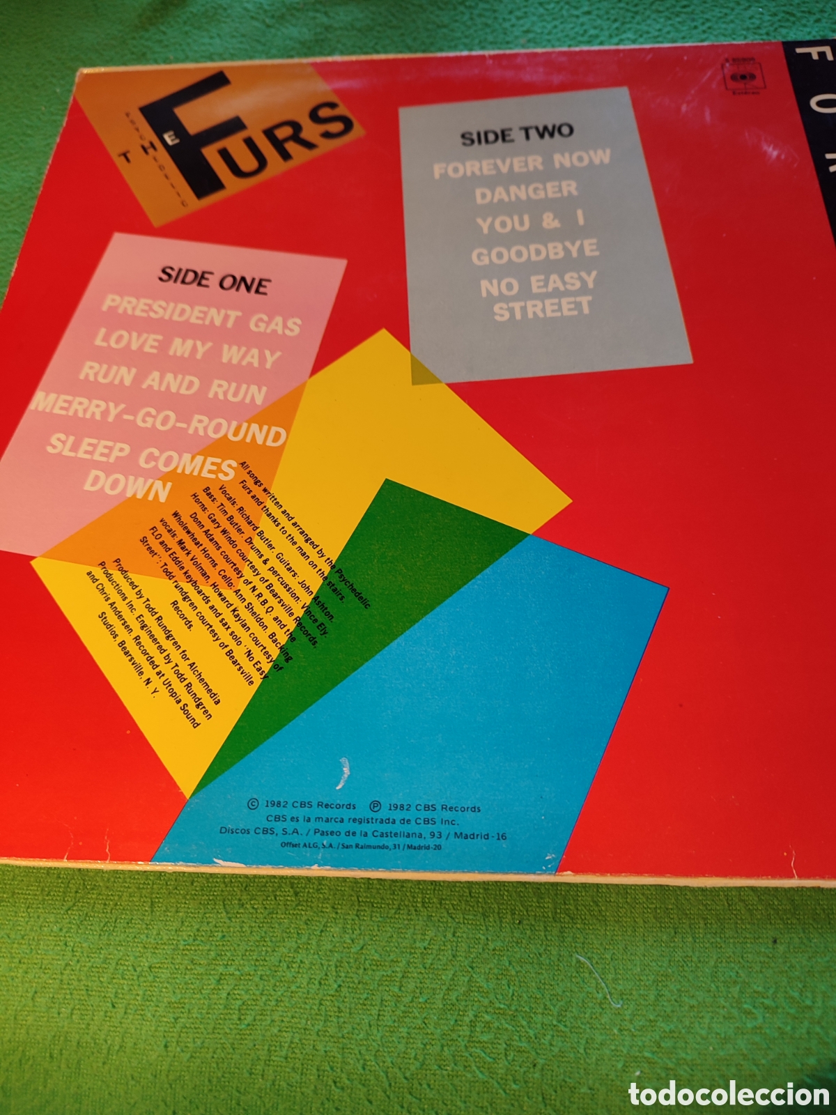 Discos de vinilo: The Psychedelic Furs - Forever now - Foto 2