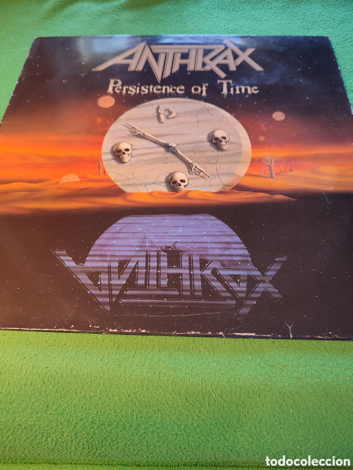 Discos de vinilo: Anthrax - Persistence of time - Foto 1