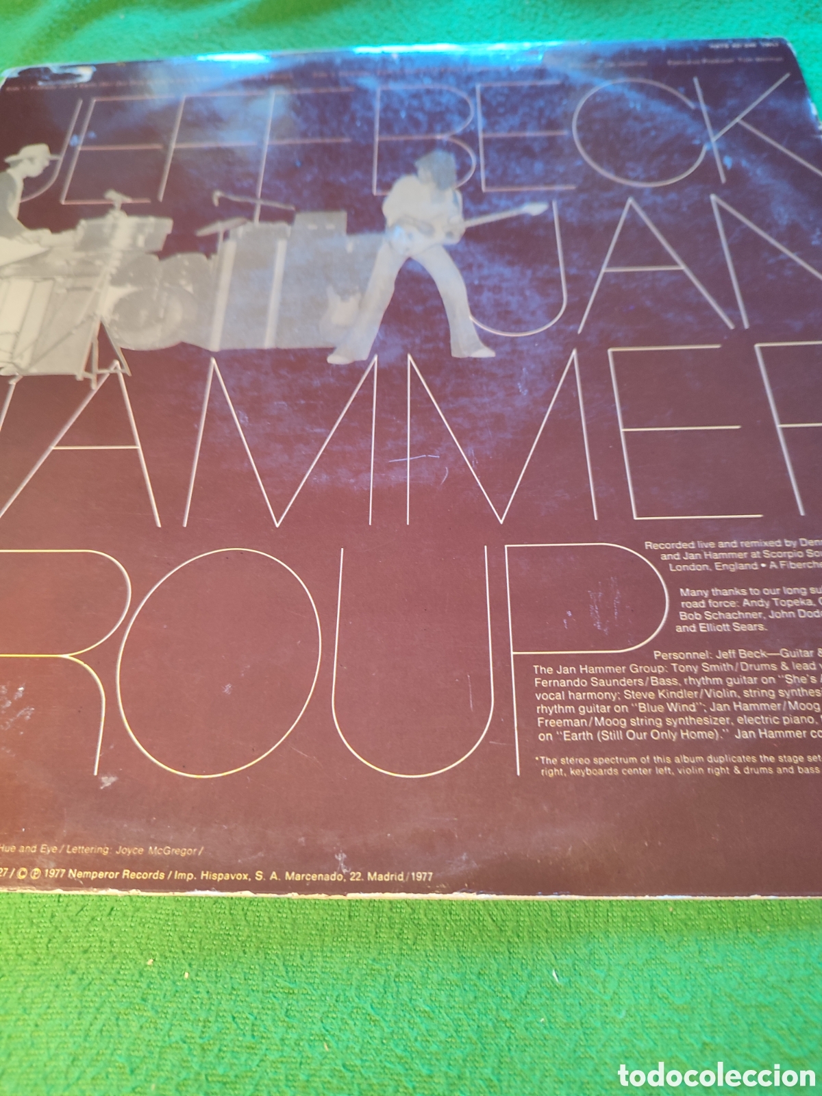 Discos de vinilo: Jeff Beck With Jan Hammer Group live - Foto 2